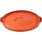 Global Industrial Flat Lid, Orange, Plastic, 22.75 in W/Dia 240465OR - alternate 4